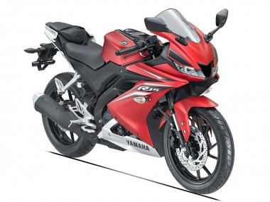 Carénages Moto Yamaha YZF R15 2018-2024 - Rouge Mat Noir Abordables