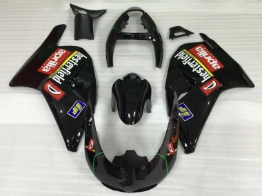 Carénages Moto Aprilia RS250 1995-1997 - Noir Brillant Rouge Abordables