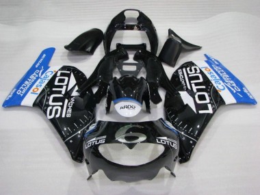 Carénages Moto Aprilia RS250 1995-1997 - Noir Brillant Blanc Bleu Lotus Abordables