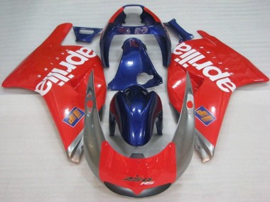 Carénages Moto Aprilia RS250 1995-1997 - Rouge Argent Bleu Blanc Abordables