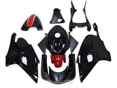 Carénages Moto Aprilia RS250 1999-2004 - Noir Brillant Rouge Abordables