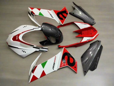 Carénages Moto Aprilia RS660 2020-2024 - Blanc Rouge Noir Fibre de Carbone Vert Abordables