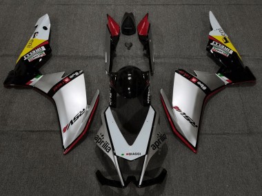 Kits Carénage Moto ABS Aprilia RSV4 1000 2009-2015 - Argent Rouge Noir Jaune Abordables