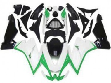 Carénages Moto Aprilia RSV4 1000 2009-2015 - Blanc Vert Noir Abordables