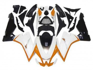 Carénages Moto Aprilia RSV4 1000 2009-2015 - Blanc Orange Noir Abordables