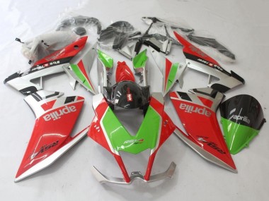 Carénage Moto Aprilia RSV4 1000 2009-2015 - Rouge Argent Vert Noir Abordables