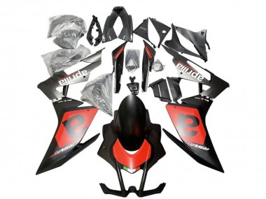 Carénages Moto Aprilia RSV4 1000 2009-2015 - Noir Mat Rouge Blanc Abordables