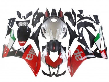 Carénages Moto Aprilia RSV4 1000 2009-2015 - Rouge Argent Noir Vert Abordables
