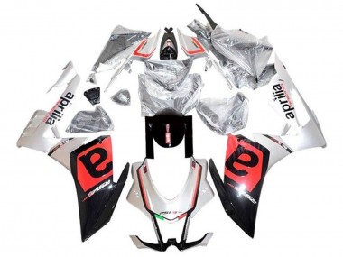 Carénages Moto Aprilia RSV4 1000 2009-2015 - Argent Noir Rouge Abordables