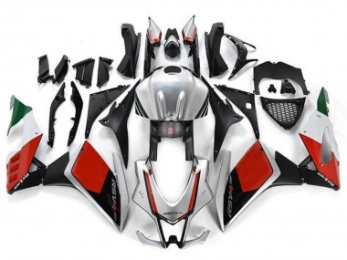Kits Carénage Moto Aprilia RSV4 1000 2009-2015 - Argent Noir Rouge Vert Abordables