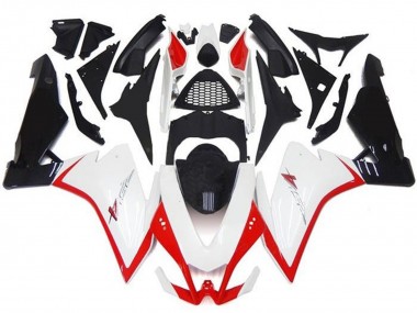 Carénages Moto Aprilia RSV4 1000 2009-2015 - Blanc Rouge Noir Abordables