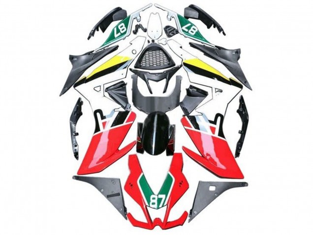 Carénages Moto Aprilia RSV4 1000 2009-2015 - Rouge Blanc Noir Vert Jaune 87