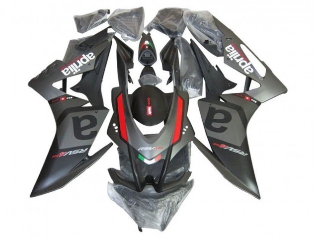 Carénages Moto Aprilia RSV4 1000 2016-2020 - Noir Mat Gris Rouge