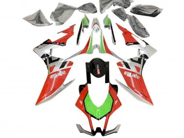 Carénages Moto Aprilia RSV4 1000 2016-2020 - Rouge Argent Noir Vert Abordables