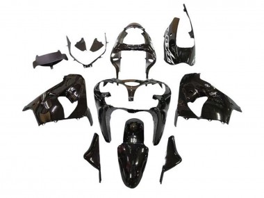 Carénages Moto Kawasaki ZX9R 2002-2003 - Noir Blanc Abordables