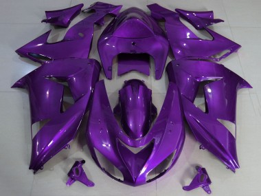 Carénage Moto Kawasaki ZX10R 2006-2007 - Violet Abordables