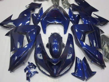 Carénage Moto Kawasaki ZX10R 2006-2007 - Bleu Foncé Abordables