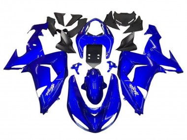 Carénages Moto Kawasaki ZX10R 2006-2007 - Bleu Blanc Abordables