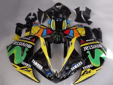 Carénages Moto Yamaha YZF R1 2009-2011 - Rossi MoviStar Abordables
