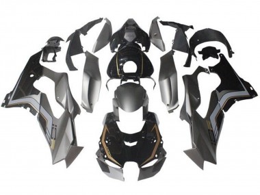 Carénages Moto Kawasaki ZX10R 2021-2025 - Gris Noir Brillant Or Abordables