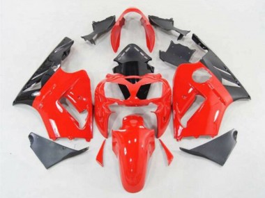 Carénages Moto Kawasaki ZX12R 2002-2006 - Rouge Noir Abordables