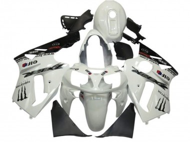 Carénages Moto Kawasaki ZX12R 2002-2006 - Blanc Perle Noir Elf Monstre Abordables