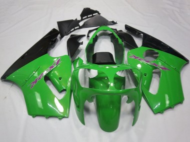 Carénages Moto Kawasaki ZX12R 2002-2006 - Vert Noir Violet Abordables