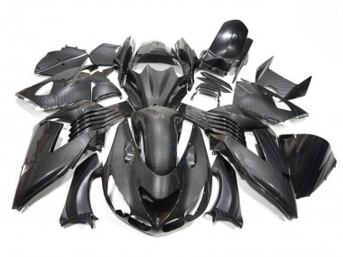 Carénages Moto Kawasaki ZX14R ZZR1400 2006-2011 - Fausse Fibre de Carbone Abordables