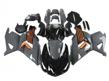 Carénages Moto Kawasaki ZX14R ZZR1400 2006-2011 - Gris Orange Noir Abordables