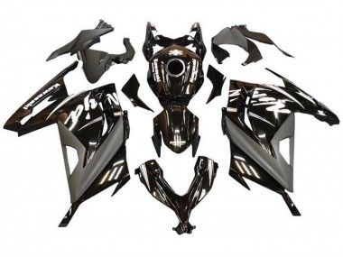 Carénages Moto Kawasaki EX300 2013-2024 - Noir Brillant Noir Mat Blanc Abordables