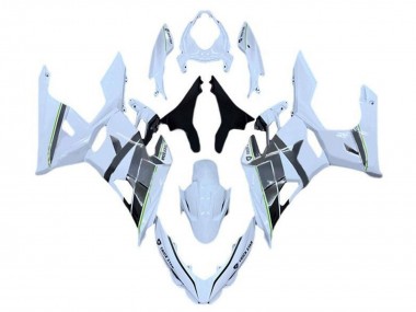 Carénages Moto Kawasaki Ninja 400 2018-2024 - Blanc Gris Noir Vert Abordables