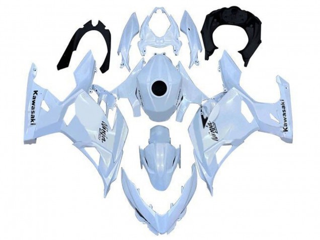 Carénages Moto Kawasaki Ninja 400 2018-2024 - Blanc Perle