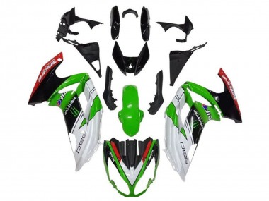 Carénages Moto Kawasaki Ninja 650 EX650 2012-2016 - Blanc Vert Noir Rouge Monstre Abordables