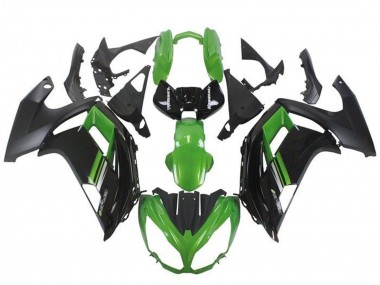 Carénages Moto Kawasaki Ninja ER6F 2012-2014 - Vert Noir Abordables