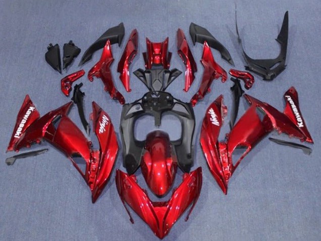 Carénage Moto Kawasaki Ninja 650 EX650 2017-2019 - Rouge Noir Blanc