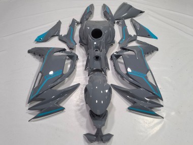 Carénages Moto Kawasaki Ninja 650 EX650 2020-2024 - Gris Bleu Abordables