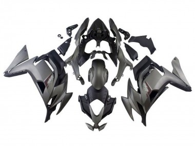 Carénages Moto Kawasaki Ninja 650 EX650 2020-2024 - Gris Mat Noir Mat Abordables