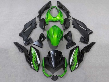 Carénages Moto Kawasaki Z400 2018-2024 - Vert Blanc Noir Abordables