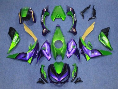 Carénages Moto Kawasaki Z1000 2014-2019 - Vert Jaune Violet Noir Abordables