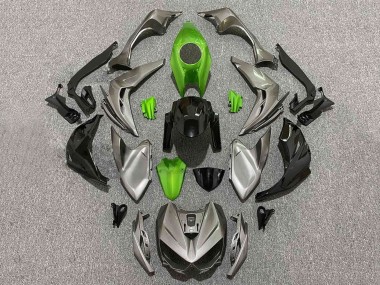 Carénages Moto Kawasaki Z1000 2014-2019 - Gris Vert Noir Abordables