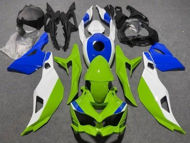 Carénages Moto Kawasaki ZX25R ZX-25R 2019-2025 - Blanc Bleu Vert Abordables