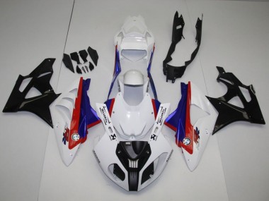 Kits Complet Carénage Moto BMW S1000RR 2009-2014 - Blanc Rouge Bleu Noir Brillant Abordables