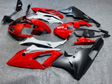 Carénages Moto BMW S1000RR 2009-2014 - Rouge Blanc Noir Mat Abordables