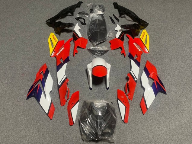 Carénages Moto BMW S1000RR 2015-2016 - Blanc Rouge Bleu Jaune