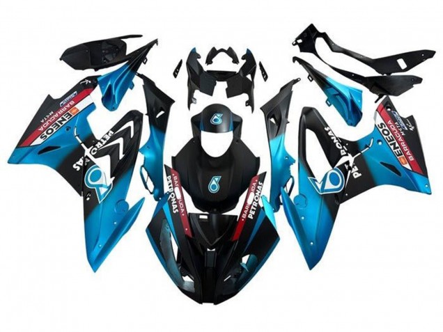 Carénages Moto BMW S1000RR 2015-2016 - Bleu Rouge Noir Petronas