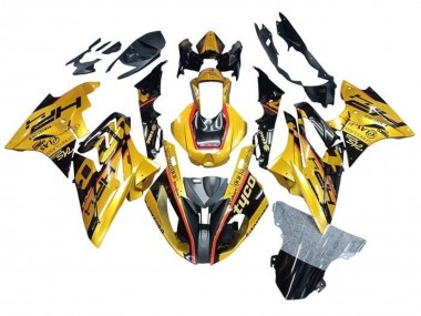 Carénages Moto BMW S1000RR 2015-2016 - Or Noir Tyco Abordables