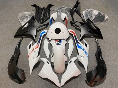 Carénages Moto BMW S1000RR 2019-2022 - Blanc Brillant Noir Mat Bleu Abordables