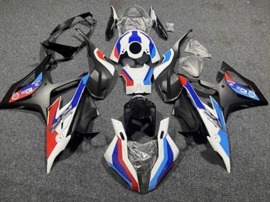 Carénages Moto BMW S1000RR 2019-2022 - Blanc Bleu Noir Mat Rouge Abordables