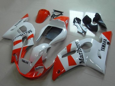 Carénages Moto Yamaha YZF R6 1998-2002 - Blanc Rouge Marlboro Abordables