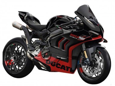 Carénages Moto Ducati Panigale V4 V4S 2022-2024 - Noir Rouge Abordables